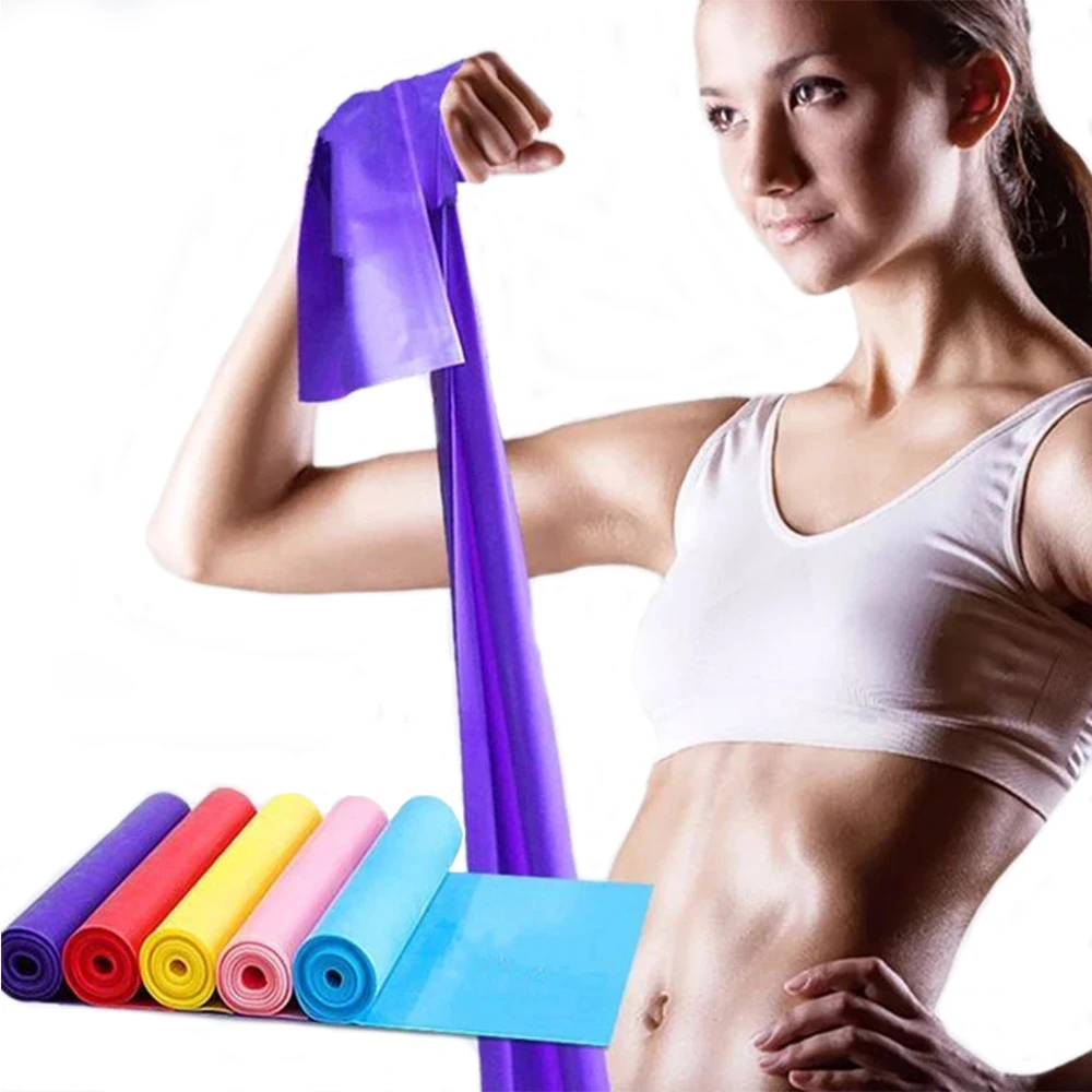 Yoga Elastic Bands Portable Pi - огляд і ціна Pilates Bar Kit With Resistance Bands