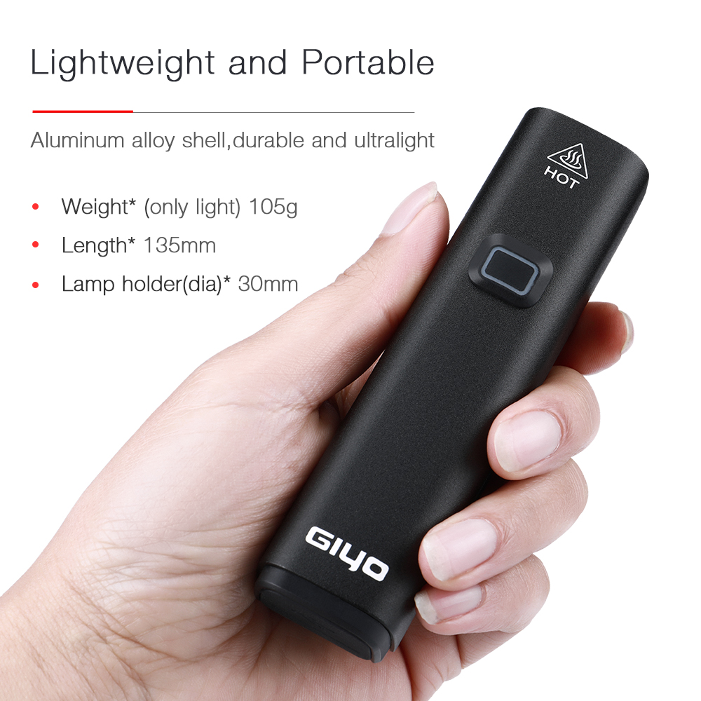 GIYO 1000 Lumens Bicycle Light - огляд і ціна Rechargeable Bicycle Headlight 1000 Lumen