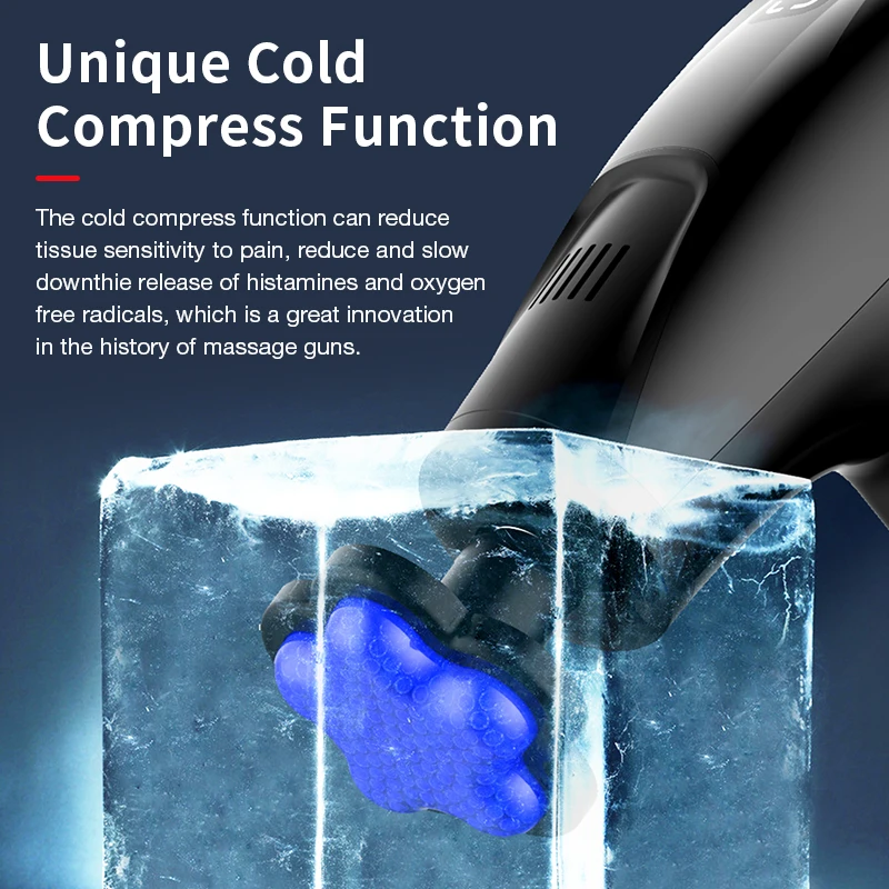 New Cold Compress Massage Gun  - огляд і ціна Electric Massage Gun Deep Tissue