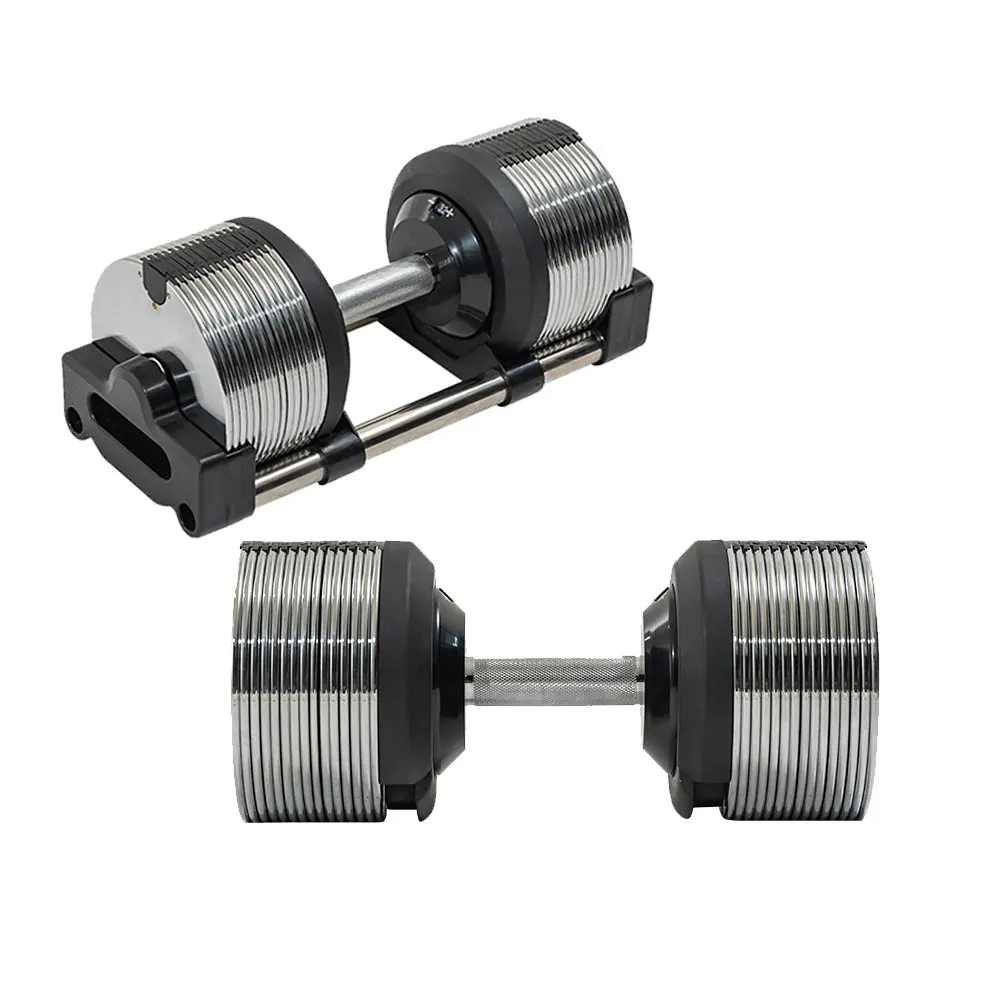 Adjustable Stainless Steel Dum - огляд і ціна Adjustable Dumbbell Pair 40Kg